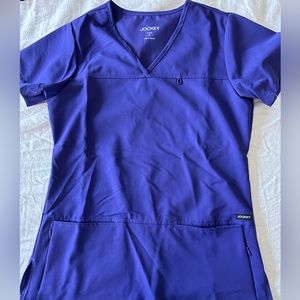 Purple Jockeys Scrub top